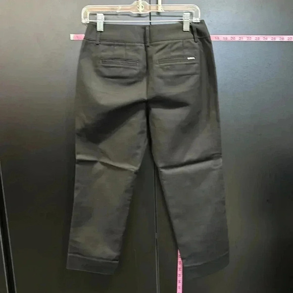 WHBM Slim Ankle dressy pants/trousers,sewn slash pockets,belt loop, lightweight - Picture 3 of 10